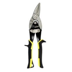 Tijeras Chapa Corte Derechas 250 mm, Hoja Acero Al Carbono, Mangos Engomados, Con Dientes Serrados, Cortachapa, Tijera Aviacion