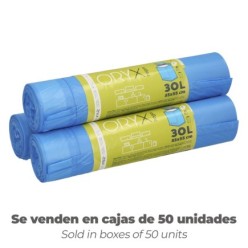 Bolsa Basura Cierre Facil 30 Litros Rollo 15 Bolsas