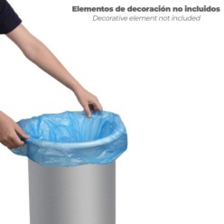 Bolsa Basura Cierre Facil 30 Litros Rollo 15 Bolsas