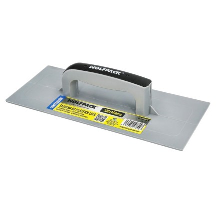 Talocha Plastico Lisa 330 x 140 mm, Gris,