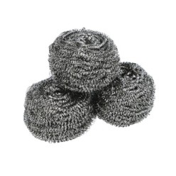 Estropajo Acero Inoxidable  (Pak 3 Pz)