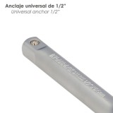 Alargadera Llave De Vaso Cuadradillo 1/2" Longitud 125 mm, Acero Cromo Vanadio al por Mayor | Almacén de Ferretería