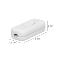 Interruptor 2A De Paso Blanco,