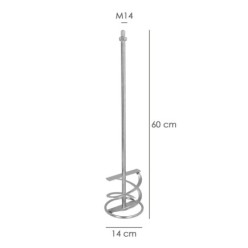 Mezclador Cola Recambio M14 140x600 mm,
