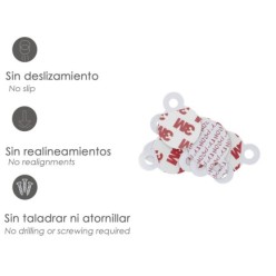 Cuelga Cuadros Pvc (Blister 12pzs)