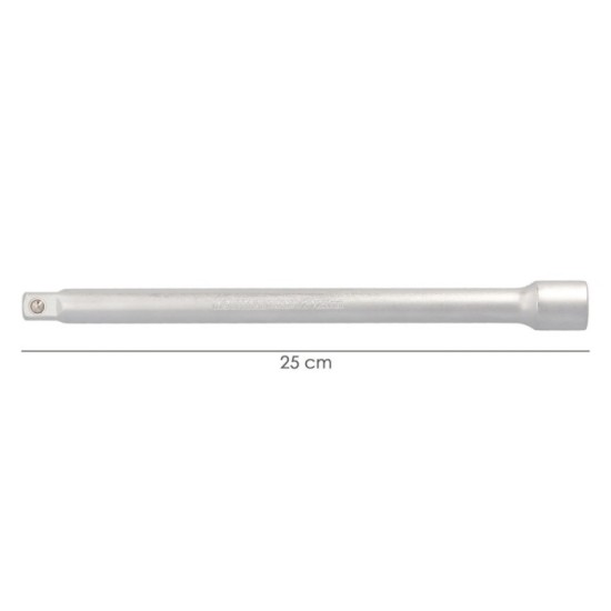 Alargadera Llave De Vaso Cuadradillo 1/2" Longitud 250 mm, Acero Cromo Vanadio al por Mayor | Almacén de Ferretería
