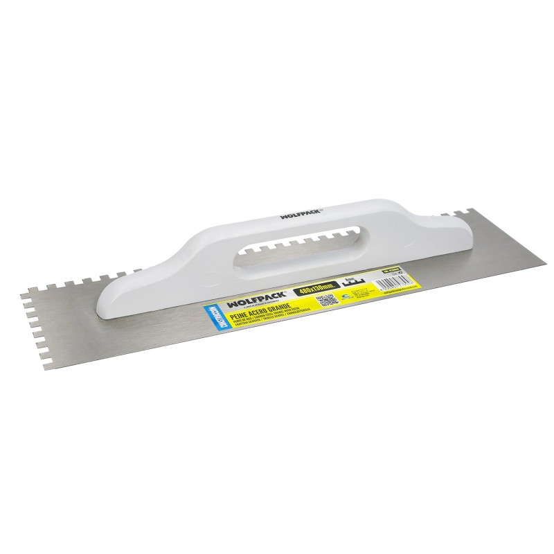 Peine Acero Grande 480x130 mm, Dientes de 8 mm,