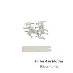 Colgador Wolfpack 299h (Bl, 4u) Clavar