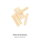 Espigas Madera 6x30 mm, (Bolsa de 50 Piezas) al por Mayor | Almacén de Ferretería