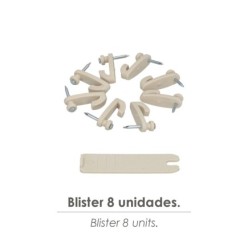 Colgador Wolfpack 299i (Bl, 8u) Clavar