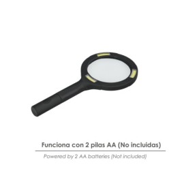 Lupa Con Led 2,5x Aumentos, Lupa De Mano, Ø11cm Lupa Para Leer, Lupa De Lectura, Lupa Con Luz