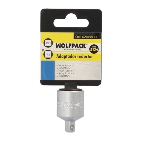 Adaptador Reductor  1/2" Hembra A 1/4" Macho, Acero Cromo Vanadio, Aristas Redondas, Reductor Carraca, al por Mayor | Almacén de
