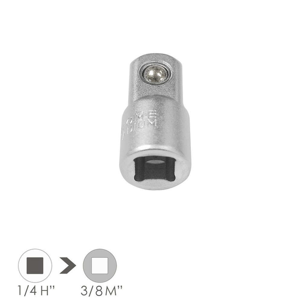 Adaptador Aumentador 1/4" Hembra 3/8" Macho al por Mayor | Almacén de Ferretería