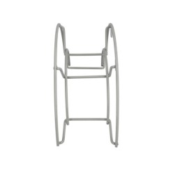 Soporte Manguera Pared Metalica 1/2 Luna Color Gris