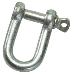 Grillete Recto Galvanizado 22 mm, 7/8" Uso Domestico