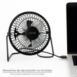 Ventilador Sobremesa 10 cm, 2,5 Watt USB,
