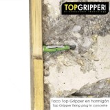 Taco Topgripper Bimaterial Ø 8 mm, (Caja 100 unidades) Taco Anclaje Universal, Taco Hormigon, Taco Pladur, Taco Ladrillo al por 