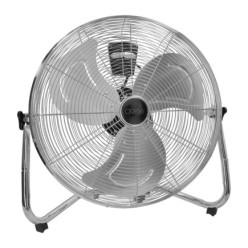 Ventilador Suelo Cromado 120 Watt Ø50 cm,