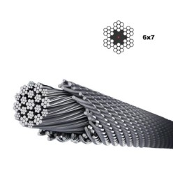 Cable Galvanizado   3 mm, (Rollo 25 Metros) No Elevacion