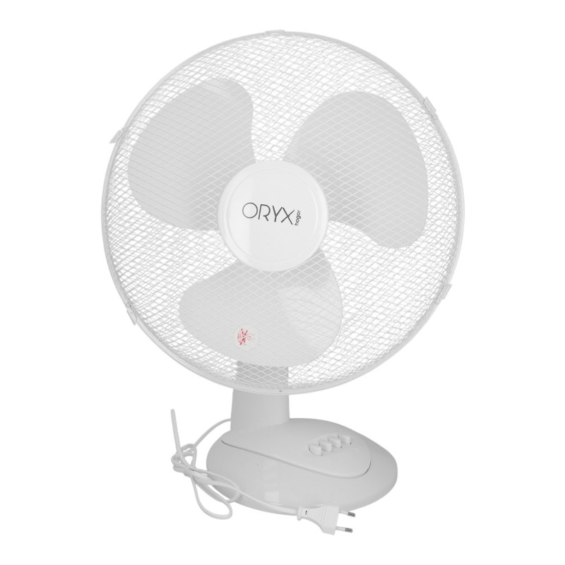 Ventilador Sobremesa Blanco 45 Watt 3 Velocidades,