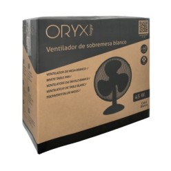 Ventilador Sobremesa Blanco 45 Watt 3 Velocidades,