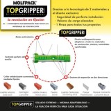 Blister Tacos Topgripper Bimaterial Con Tornillos Ø 10 mm, 10 Piezas Taco Anclaje Universal, Taco Hormigon, Taco Pladur al por M