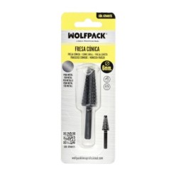 Fresa Rotativa Para Metal Conica Ø 6 a 15 mm, Para Taladro / Fresadora