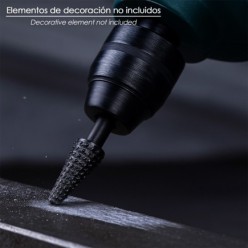 Fresa Rotativa Para Metal Conica Ø 6 a 15 mm, Para Taladro / Fresadora