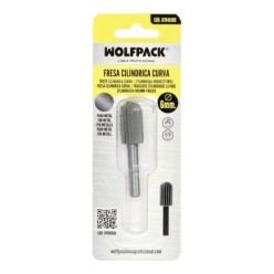 Fresa Rotativa Para Metal Cilíndrica Curva Ø 12 mm, Para Taladro / Fresadora