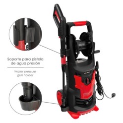 Hidrolimpiadora Alta Presión 180 Bares 2,400 Watt, Con Accesorios 390 Litros / Hora, Limpiadora de Agua Con Deposito Detergente