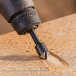 Fresa Rotativa Madera Para Vaciado Ø 15 mm, Para Taladro / Fresadora