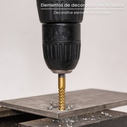 Fresa Rotativa Para Metales HSS  Ø 6 x 80 mm, Para Taladro / Fresadora