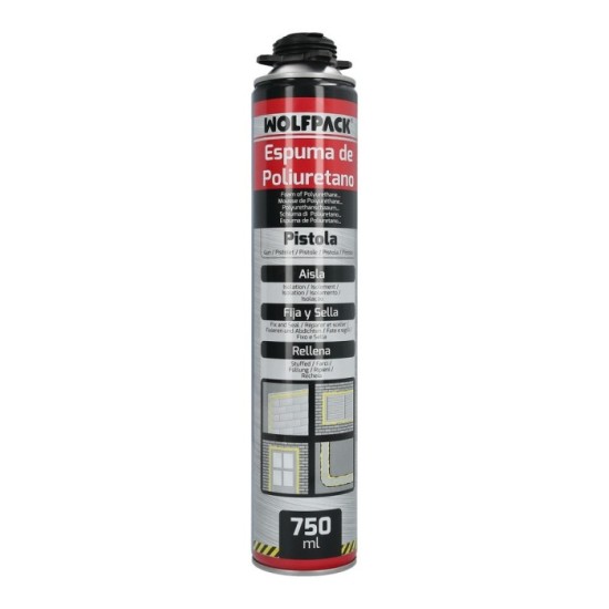Espuma Poliuretano 750 Ml, Para Pistola Entry al por Mayor | Almacén de Ferretería
