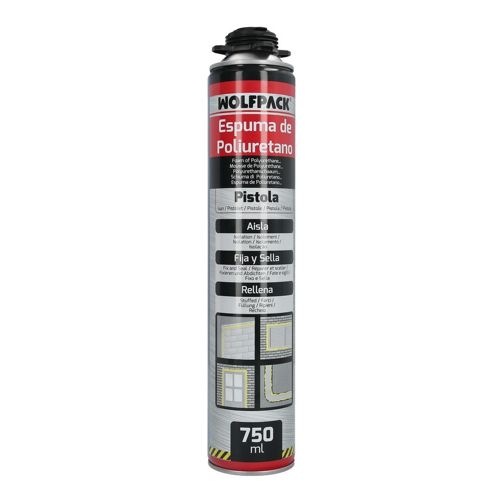 Espuma Poliuretano 750 Ml, Para Pistola Entry al por Mayor | Almacén de Ferretería