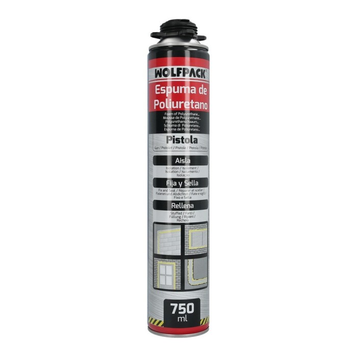Espuma Poliuretano 750 Ml, Para Pistola Entry al por Mayor | Almacén de Ferretería