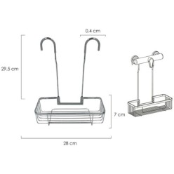 Cestillo Inox Para Colgar 1 Altura, 280 x 105 x 335 mm,