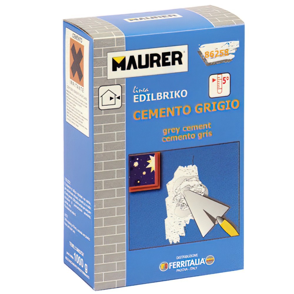 Edil Cemento Gris Maurer (Caja 5 kg,) al por Mayor | Almacén de Ferretería
