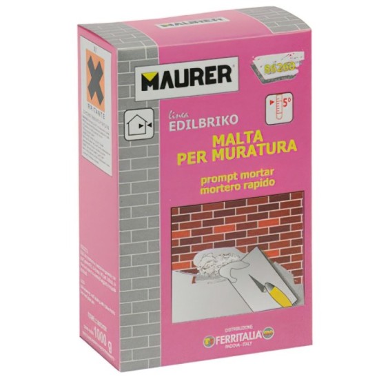 Edil Mortero Rápido Maurer (Caja 5 kg,) al por Mayor | Almacén de Ferretería