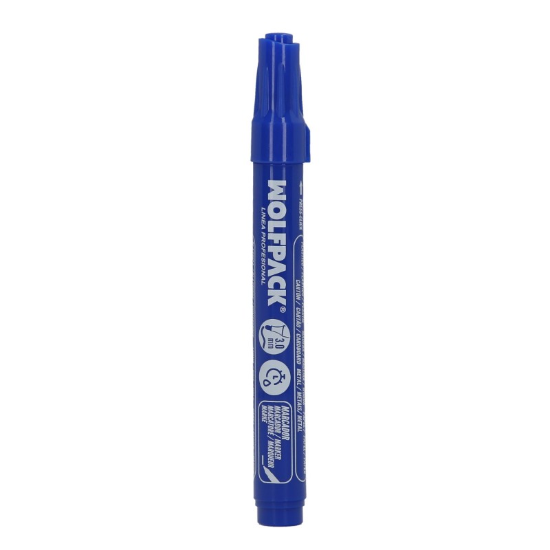 Rotulador Permanente Profesional Azul,