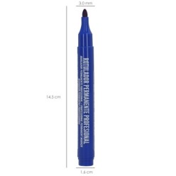 Rotulador Permanente Profesional Azul,