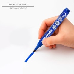 Rotulador Permanente Profesional Azul,