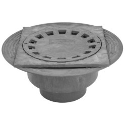 Caldereta Sifonica Pvc Horizontal 250x250 mm, Salida Ø 90 - 110 mm,