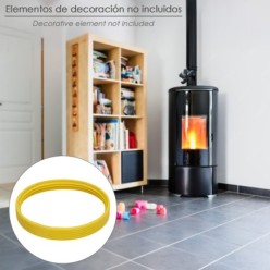 Junta Silicona Estufa Pellet Ø80 Mm,