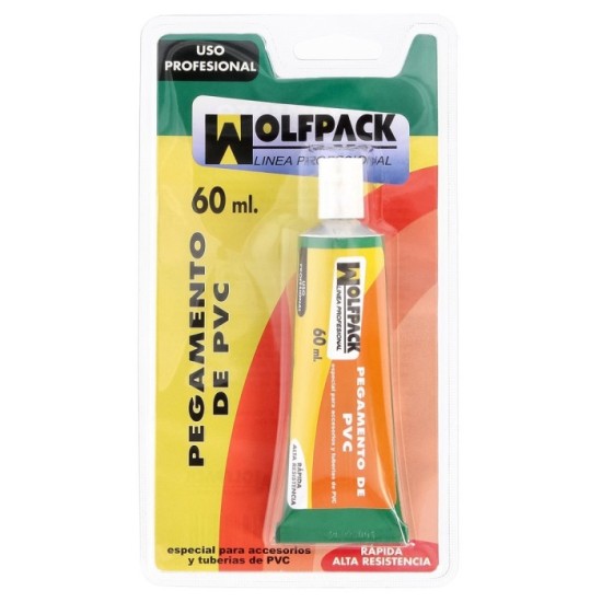 Pegamento PVC  Wolfpack    60 ml, al por Mayor | Almacén de Ferretería