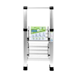 Escalera Plana Aluminio 2 Peldaños