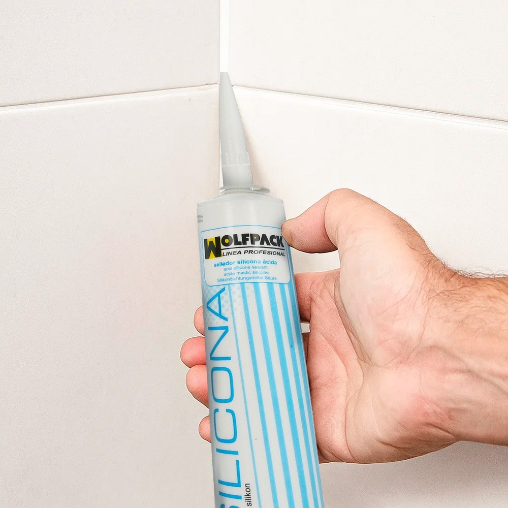 Silicona Acida Blanca 280 cm³ al por Mayor | Almacén de Ferretería