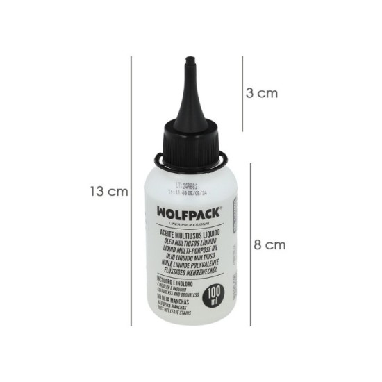 Aceite Lubricante Multiuso Liquido 100 ml, Aceite Cadenas, Aceite Bisagras, Aceite Maquinas Coser, Aceite Cerraduras al por Mayo