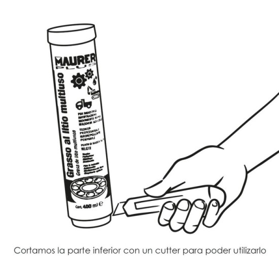 Grasa De Litio Cartucho 400 ml, al por Mayor | Almacén de Ferretería