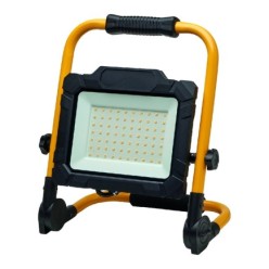 Foco Led Plano 30 Watt, Luz Blanca 4000º K IP 65 3300 Lumenes Con Asa de Transporte