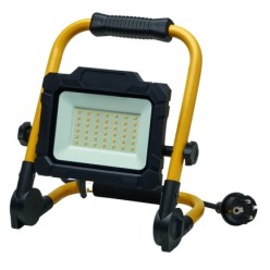 Foco Led Plano 30 Watt, Luz Blanca 4000º K IP 65 3300 Lumenes Con Asa de Transporte